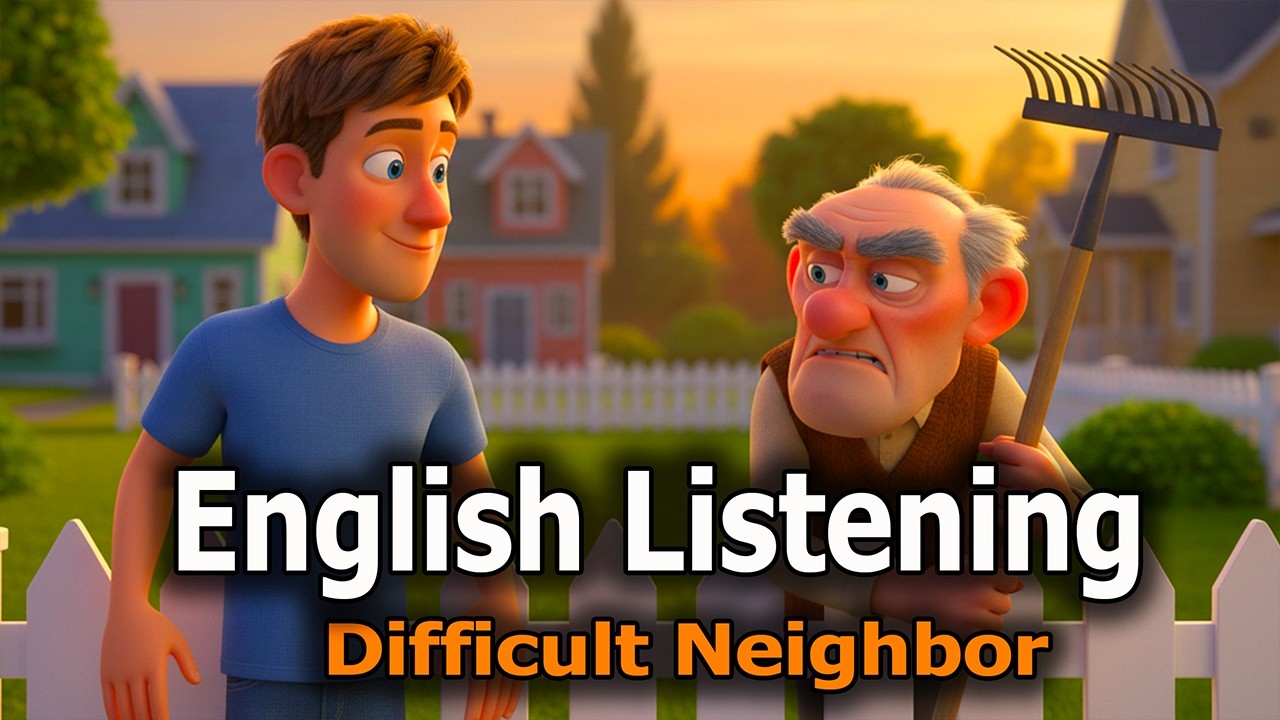 🔥 English Listening for Beginners: How to Handle a Difficult Neighbor 🕒 Learn Fast & Easy 🚀📖 2026