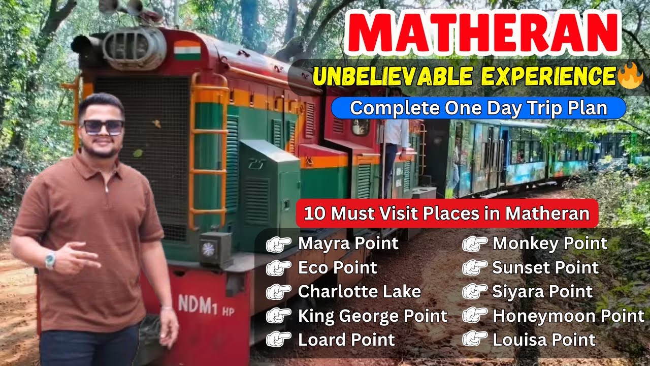 Matheran Hill Station | माथेरान | Matheran Toy Train | Hotels, Food, View Points | 1 Day Trip Plan