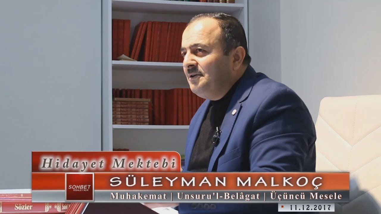 Süleyman Malkoç - Muhakemat - Unsuru'l Belâgat - Üçüncü Mesele