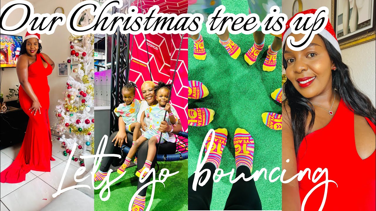 Vlogmas Ep1:Decorating our Christmas Tree|Lets  go bouncing|Our Family Tree|#christmas #aesthetic 