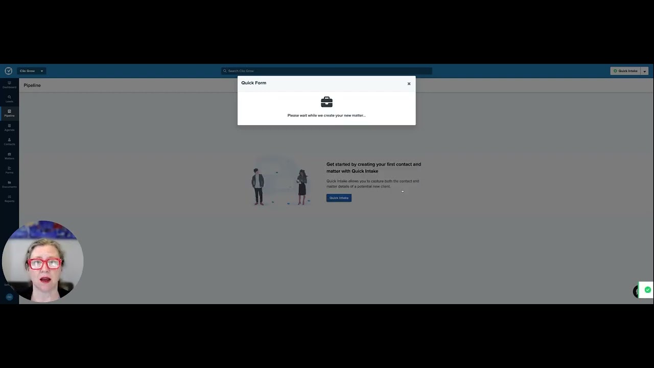Clio Automated Workflows Video #6  Automate Phone Intake with Clio Grow Quick Form 🚀