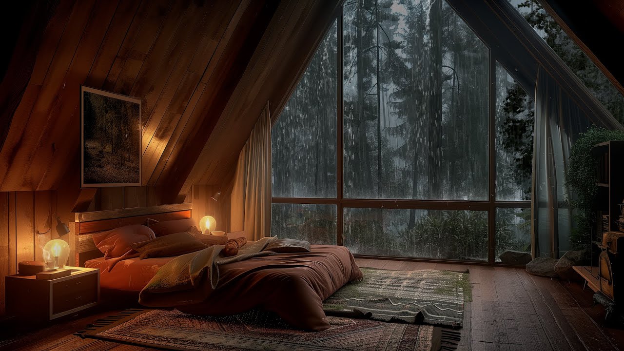 Rain and Piano Sleep Music — Let Go of Stress and Drift into Peaceful Rest