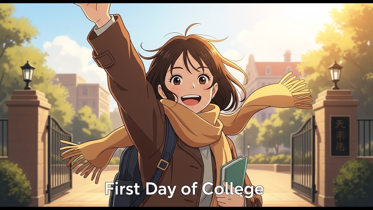 Your First Day at College – Ghibli Cozy ASMR