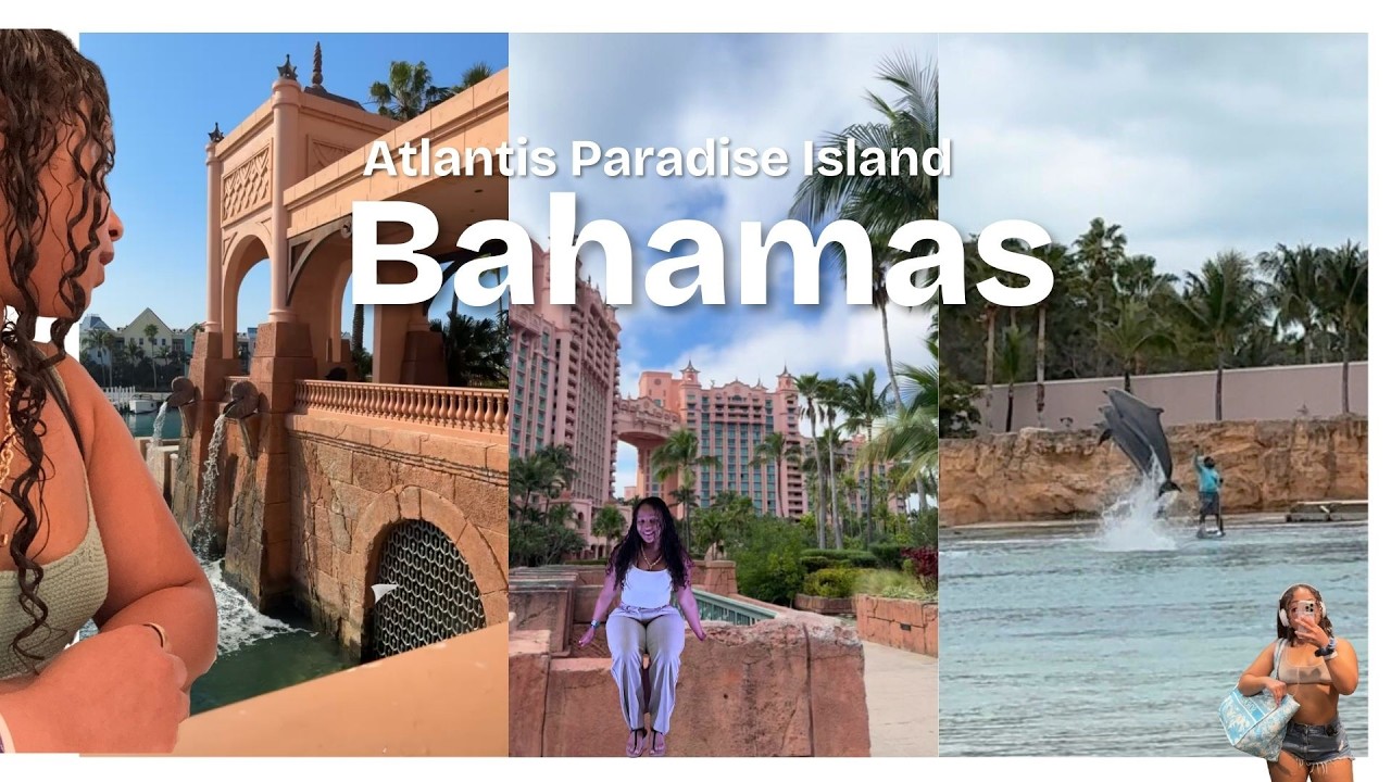 Travel VLOG: FIRST SOLO TRIP | Atlantis Paradise Island, Dolphin Cay, Jose Andres, Barbieboard Walk
