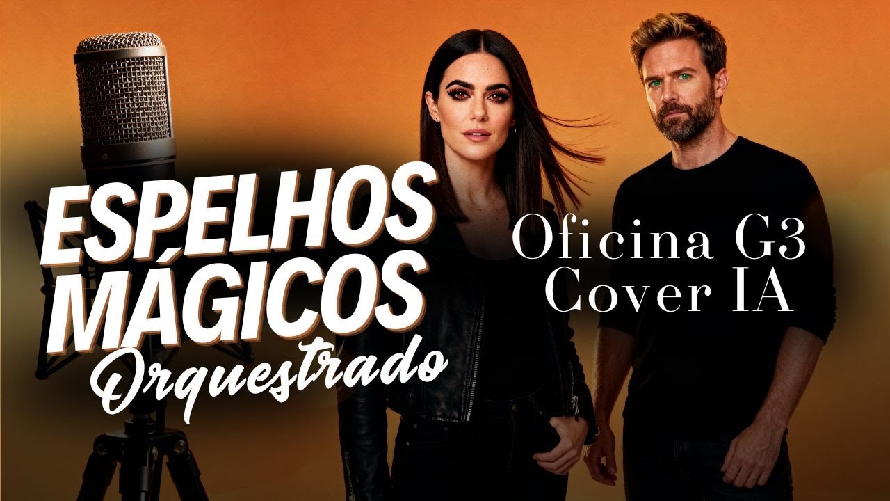 Espelhos Mágicos Orquestrado Oficina G3 (Cover IA Épico) | Rock Gospel IA