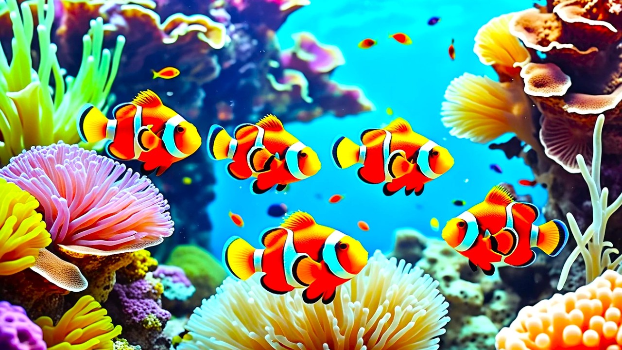 The Best 4K Aquarium - Explore the Stunning World of Sea Jellyfish and Beautiful Coral Reef Fish. #8