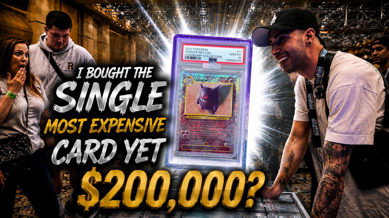 I CAN'T BELIEVE I SPENT $200,000 ON A SINGLE CARD | Las Vegas Front Row Pokemon Vendor POV