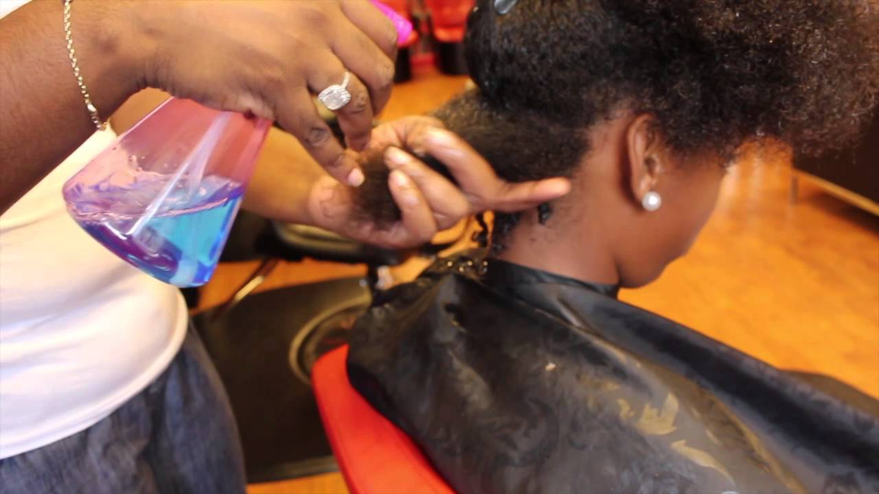 Flat Twist & Two Strand Twist Style on Natural Hair | 'In the Salon' Series