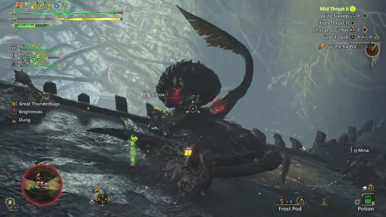 MH Wild restarting HIgh rank againpart 2 chill night 1 hour?