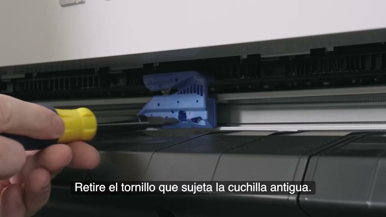 Revisión y Reemplazo de la Cuchilla de Corte Cutter Blade G6070