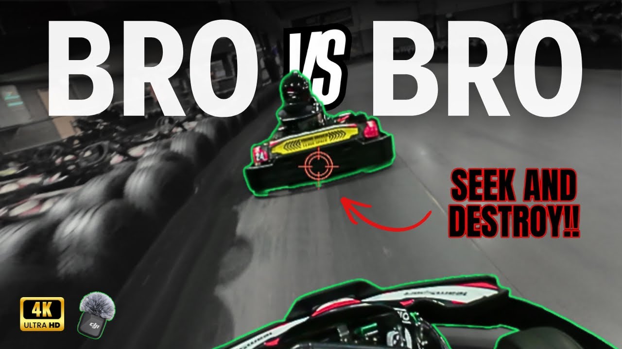 Want to start karting? Noob takes on champ! Bro vs Bro.