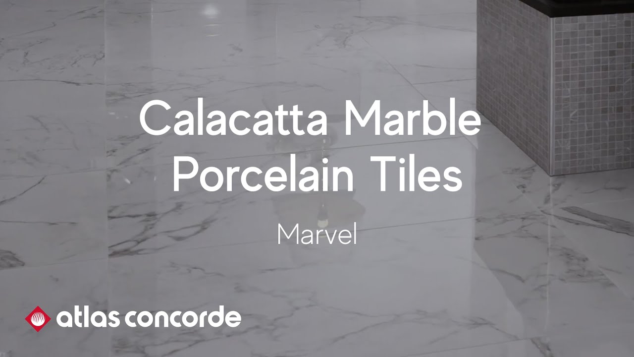 Calacatta Marble Porcelain Tiles for an Elegant Bathroom | Marvel by Atlas Concorde
