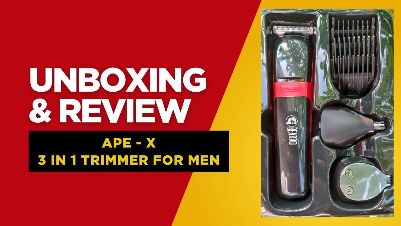 Beardo APE - X 3 in 1 trimmer | Men & Women | Best trimmer for hair grooming