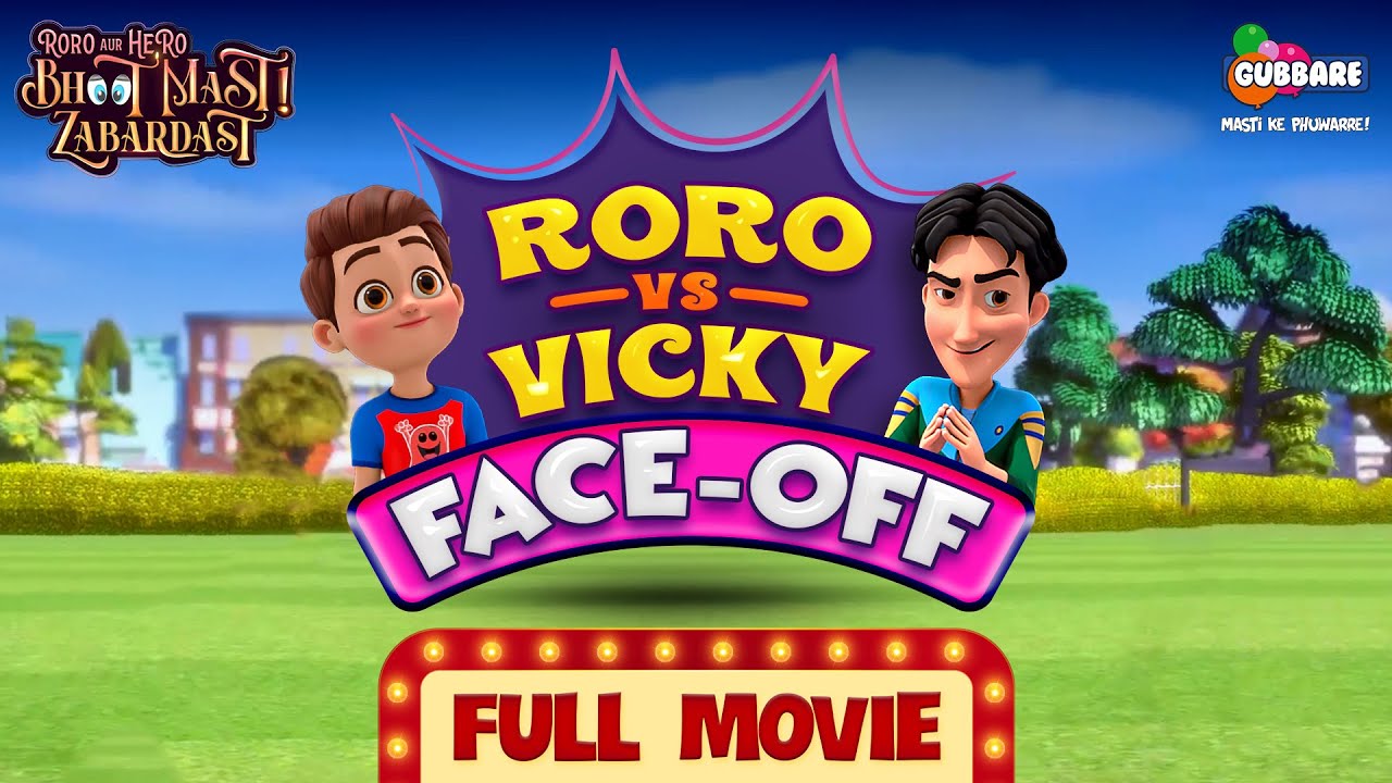 Roro VS Vicky🏆- FULL MOVIE | Roro Aur Hero Bhoot Mast Zabardast👻 | New Cartoon Movie In Hindi