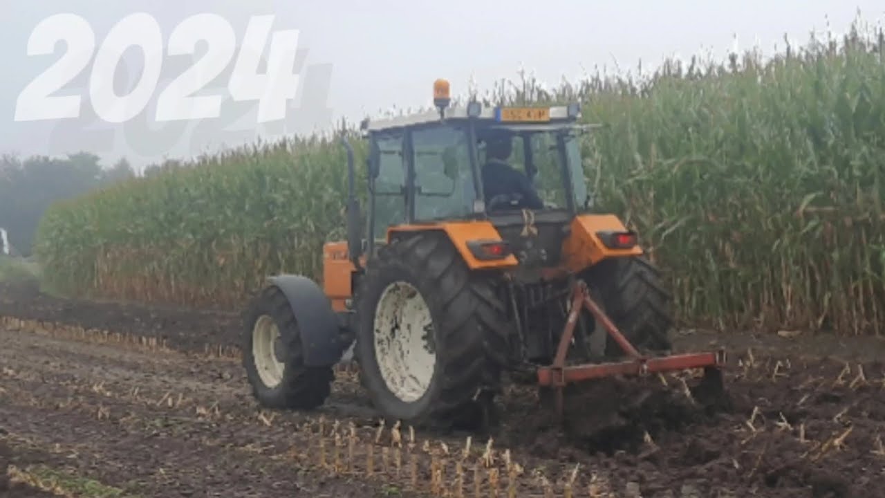-M.W.M. pure SOUND- lostrekken 2024 met Renault 681.4s , vaste tand en cultivator