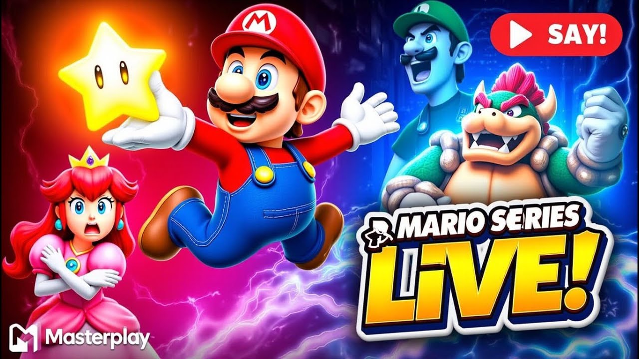 SUPER MARIO SERIES 🔴 Live | Full Gameplay Walkthrough | Classic Platformer Adventure