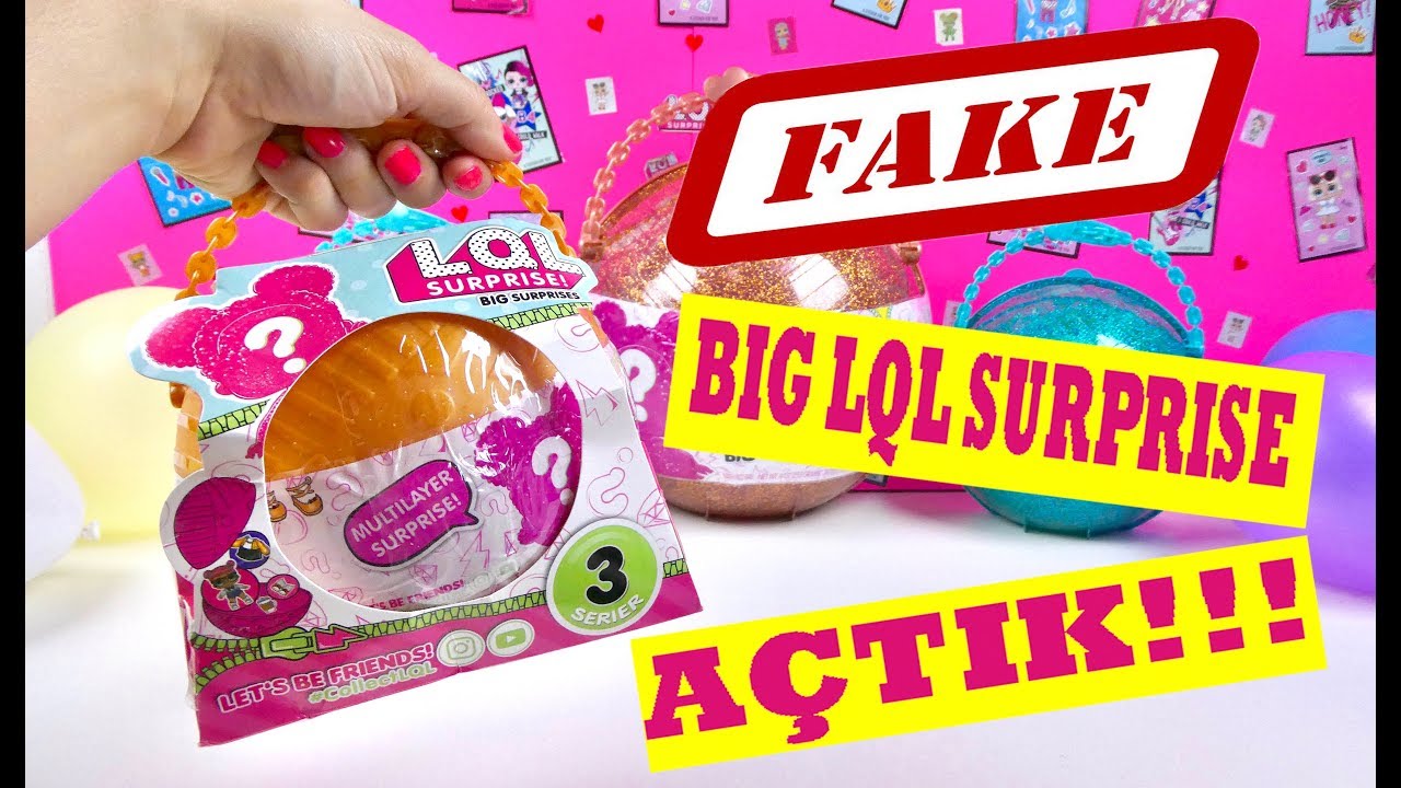 FAKE DEV LQL S&uuml;rpriz Bebek Yumurtası A&Ccedil;TIK!!! | DEV LOL S&uuml;rpriz Bebek | T&uuml;rkiye'de İlk!!