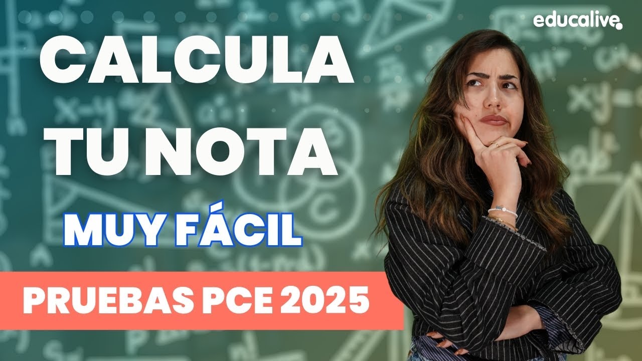 Cómo CALCULAR tu NOTA de las PRUEBAS PCE