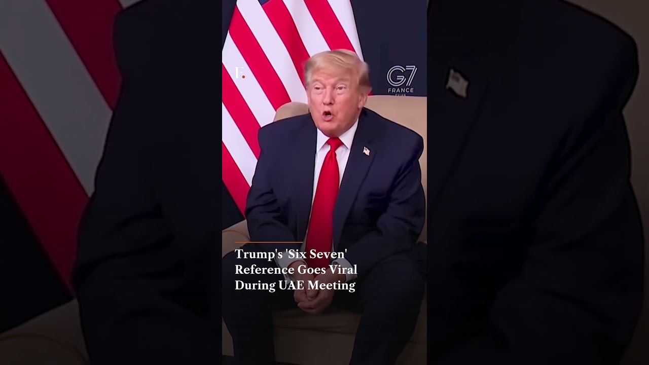Вирусное высказывание Трампа о &laquo;шести семи&raquo; на встрече в ОАЭ | Firstpost News | N18G