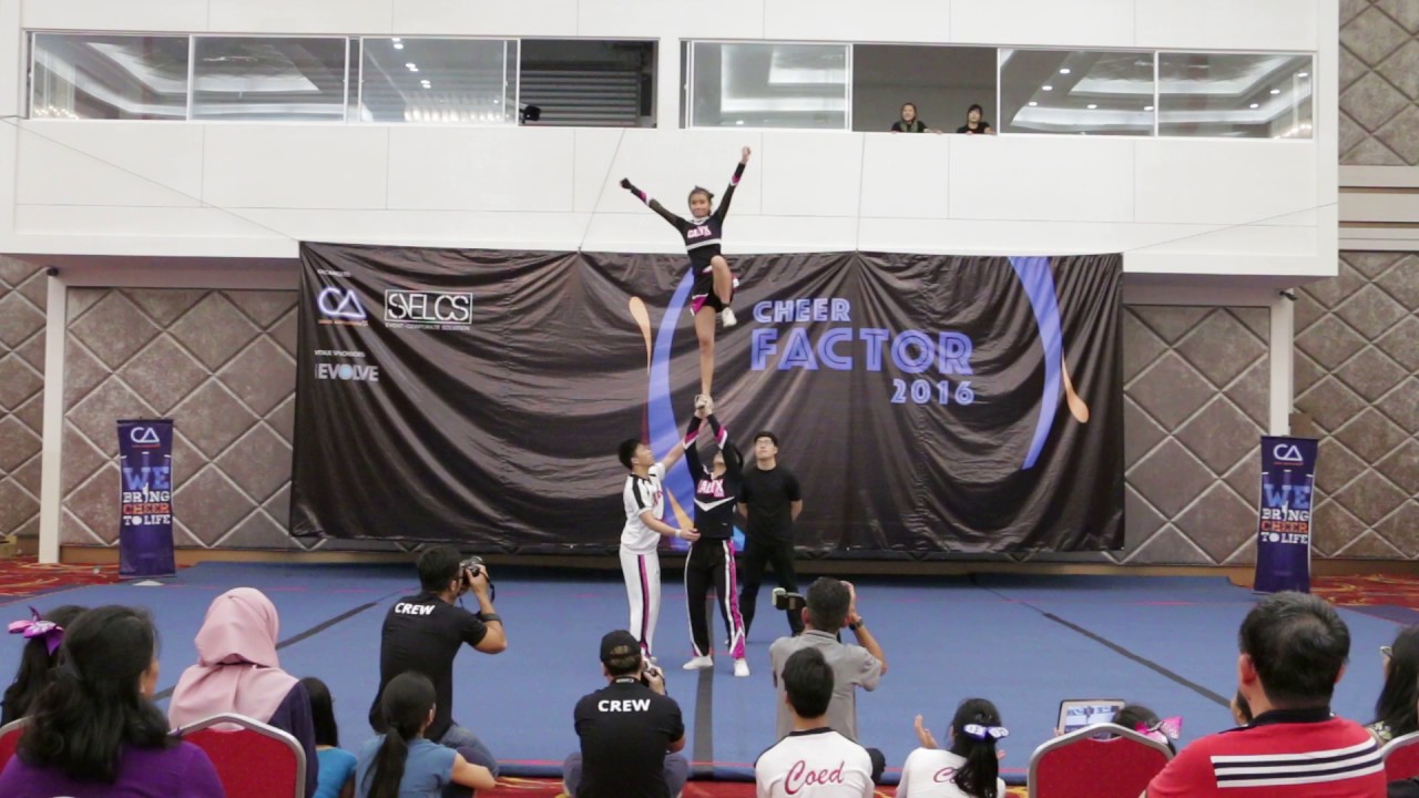Cheer Factor 2016- Coed Partner Stunt Open Level 4: Emily & Shawn