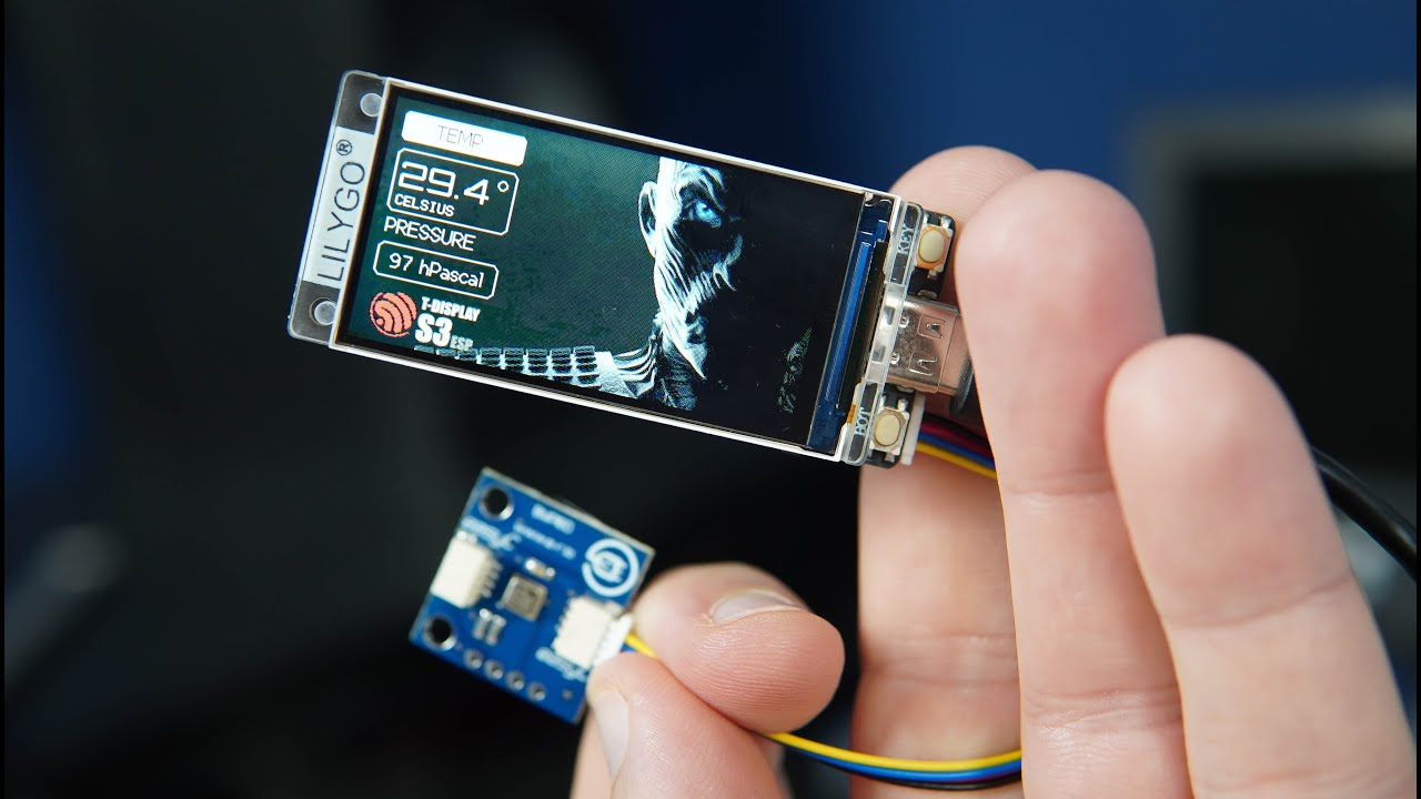 Winter Is Coming!  T-display and BMP180 sensor