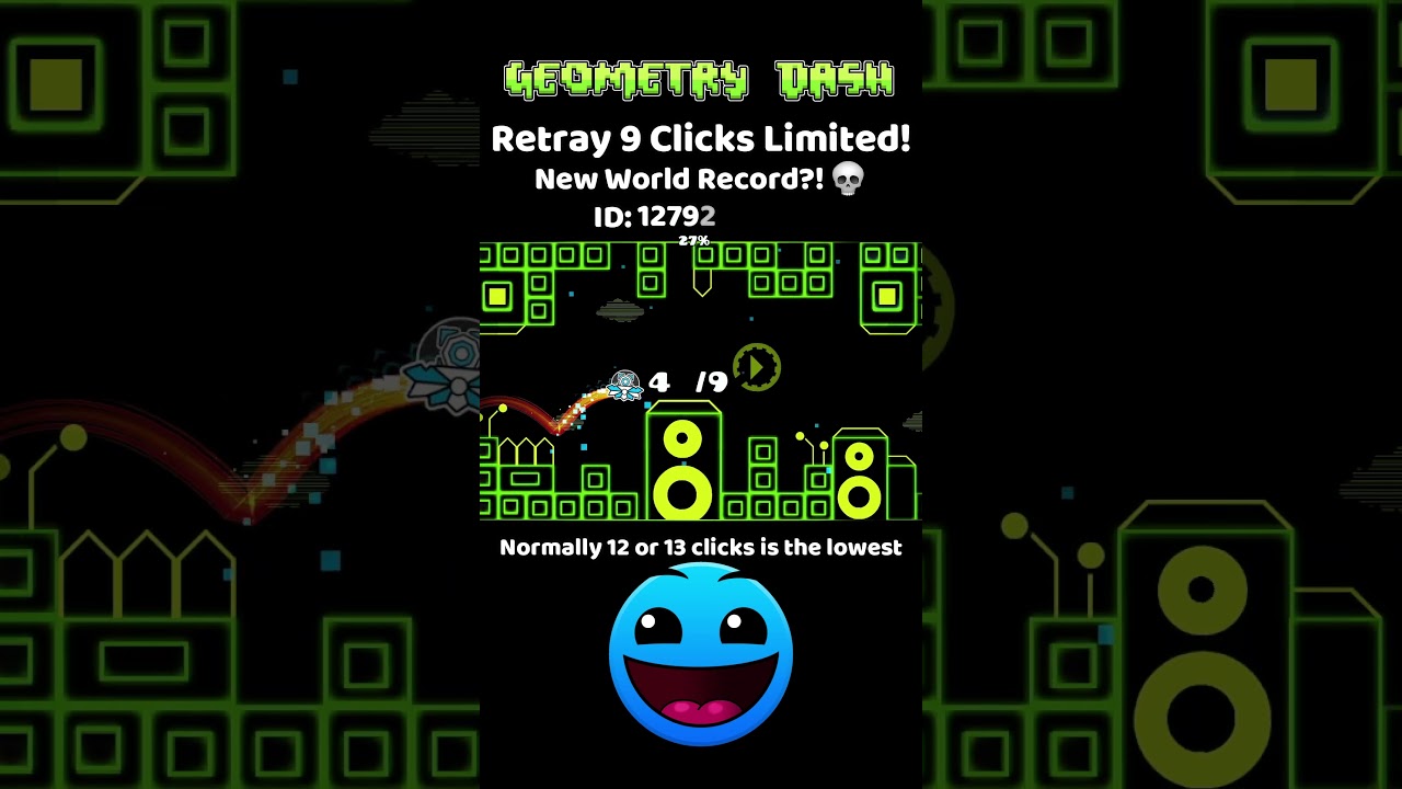 Geometry Dash Retray 9 Clicks Limited! #geometrydash