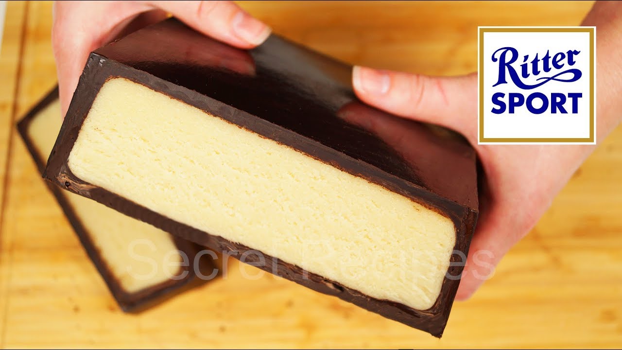 Огромная шоколадка Риттер Спорт с марципаном. Как сделать марципан | Ritter Sport marzipan