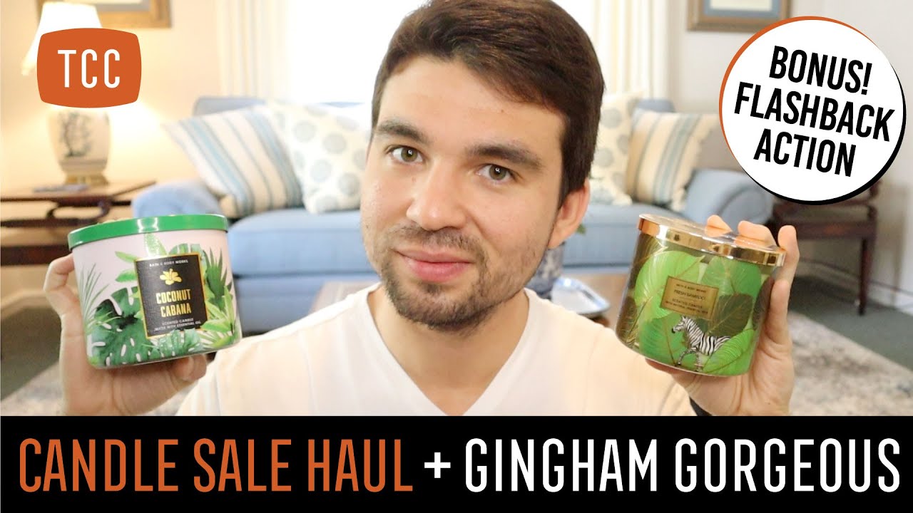 CANDLE SALE Haul + Online Exclusives + Gingham Gorgeous – Bath & Body Works