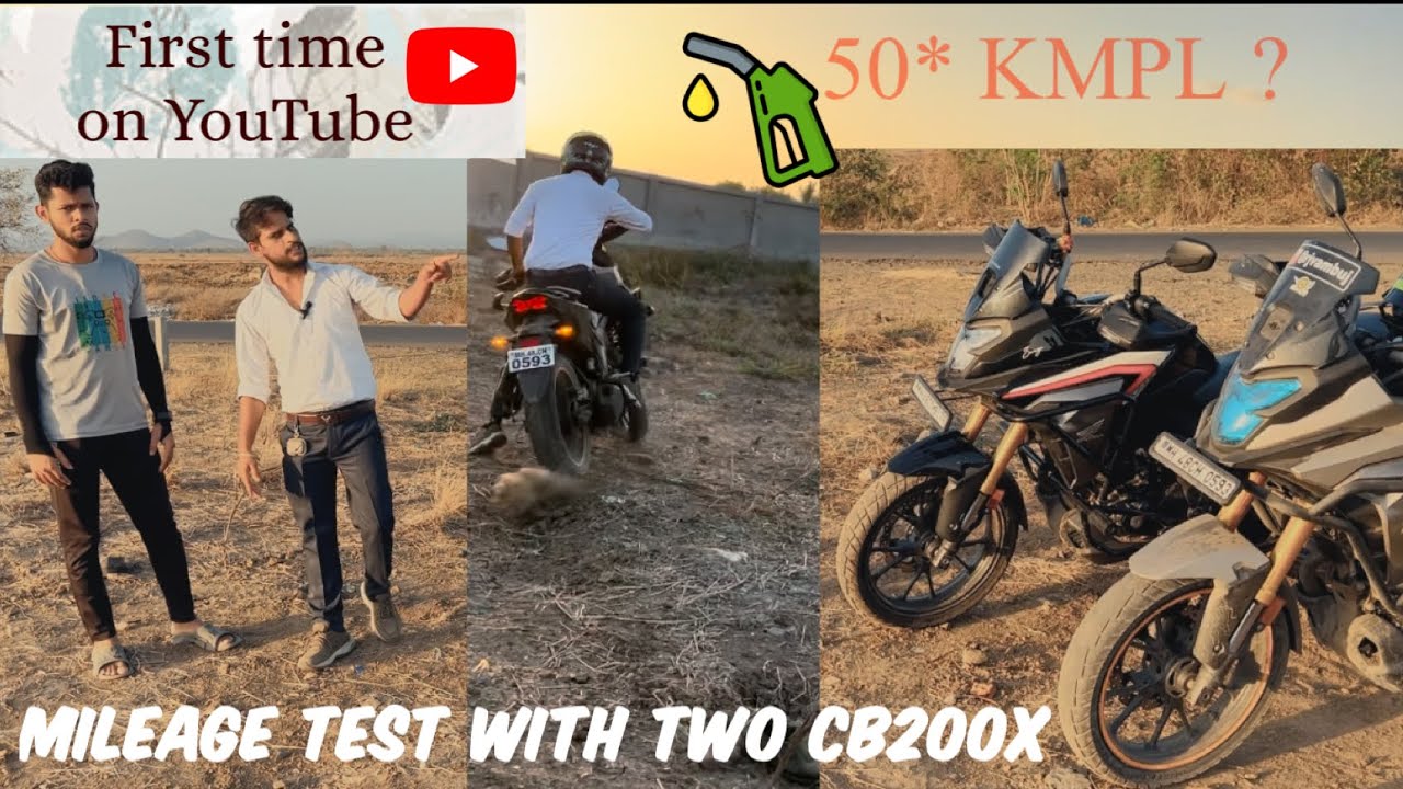 Honda Cb200x Mileage Test With Two Bike Together || First Time On YouTube || Shocking Result ||