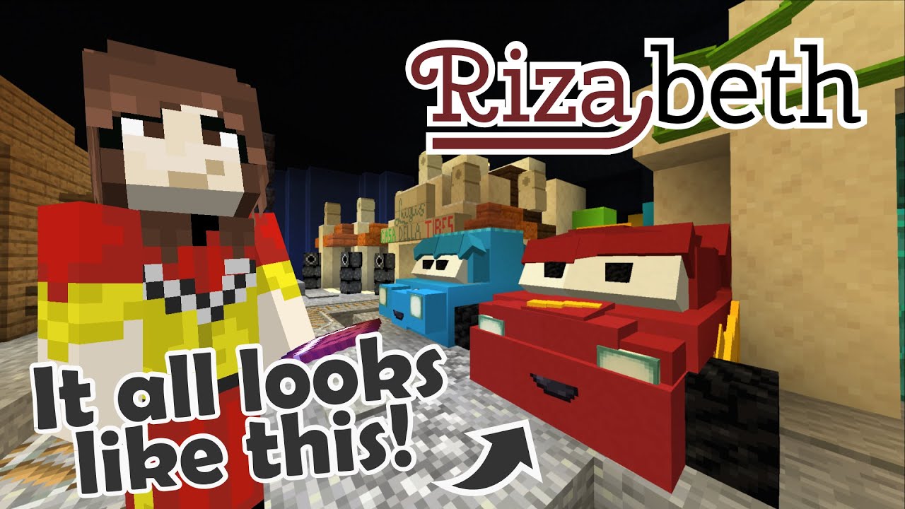 Radiator Springs Racers in Survival Minecraft: It's finished!