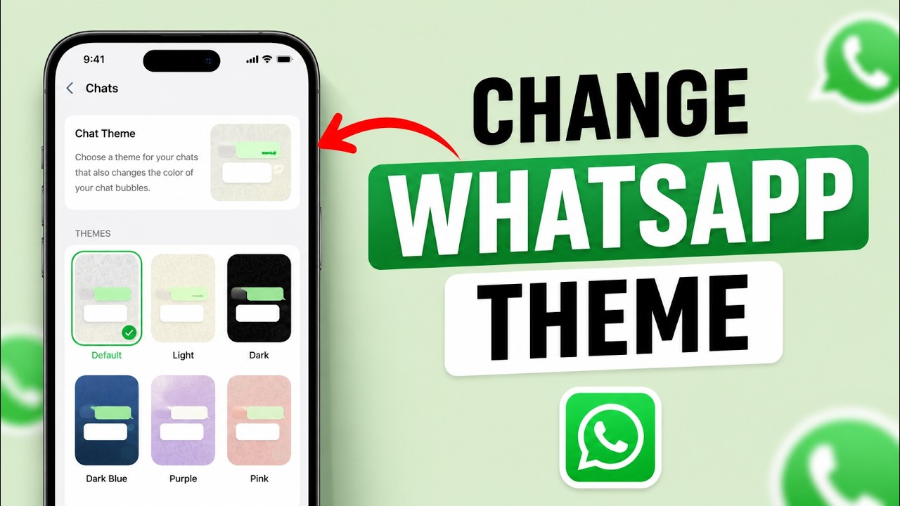 Как изменить тему в WhatsApp