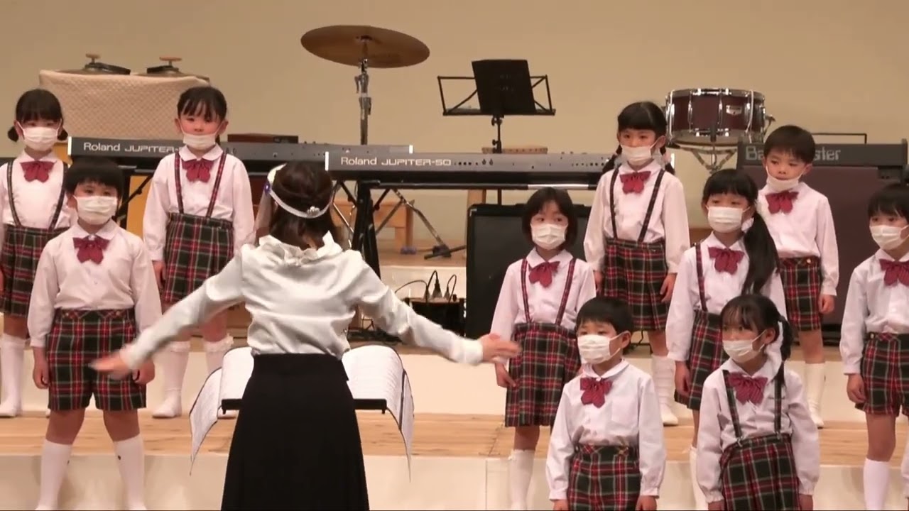 布佐台幼稚園　令和３年度　合唱５歳児「キラリキラリ」