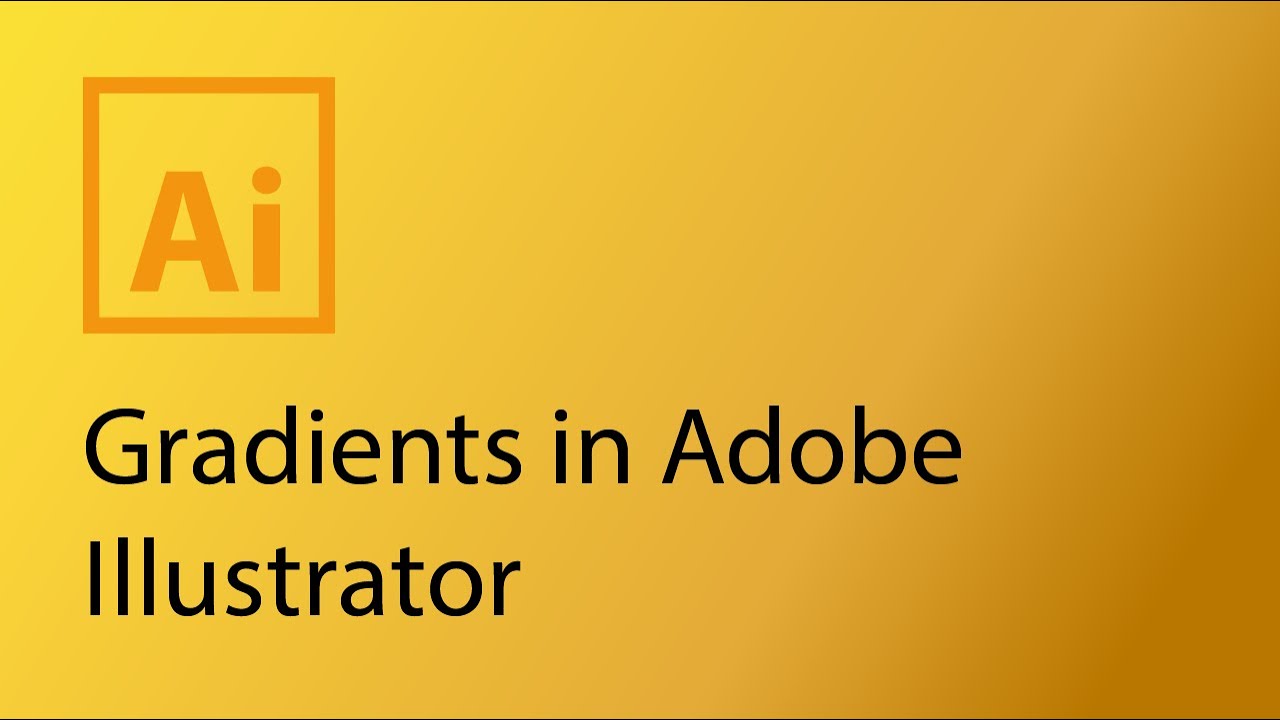 Creating Gradients in Adobe Illustrator