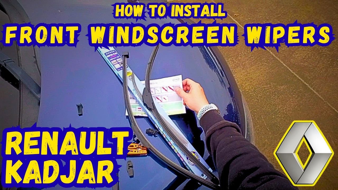 HOW TO install front windscreen wipers on Renault Kadjar. DIY tutorial, mistakes and frustrations :)