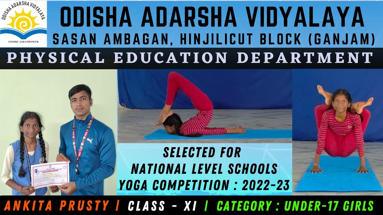 YOGA by a Student of OAV, Hinjilicut who is Selected for NATIONAL LEVEL SCHOOLS YOGA COMPETITION ||