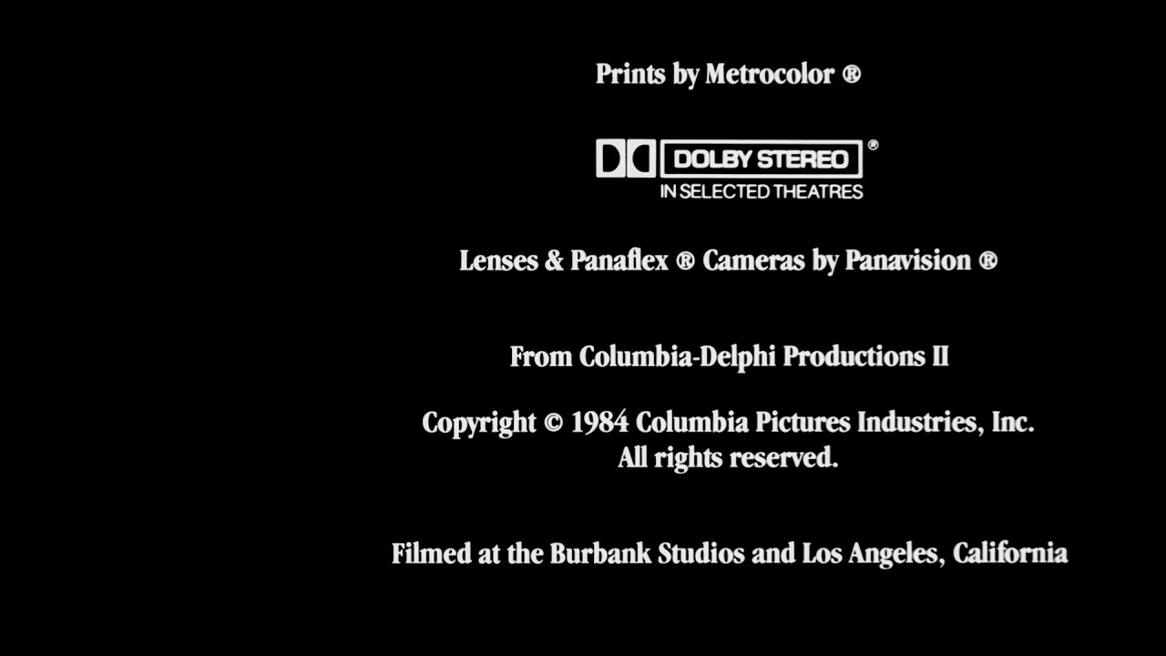 From Columbia-Delphi Productions II (1984)