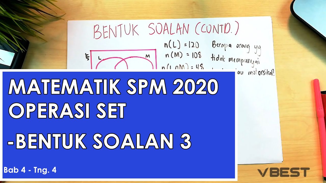 Bab 4 Matematik Tingkatan 4 | Operasi Set (Bhg. 4) [KSSM]