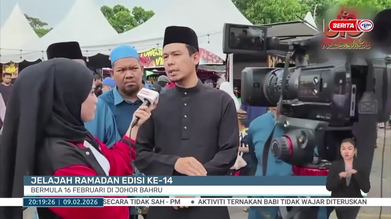 9 FEB 2026 - BERITA PERDANA - JELAJAH RAMADAN EDISI KE-14: BERMULA 16 FEBRUARI DI JOHOR BAHRU