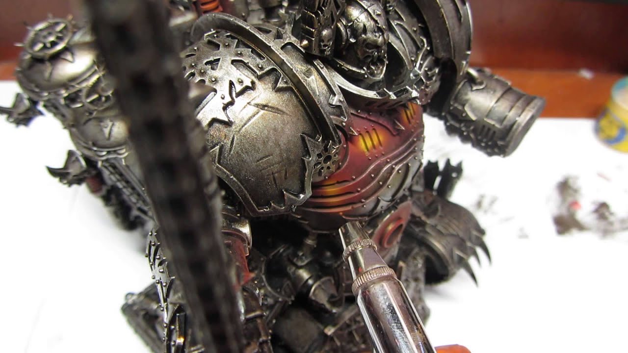 Khorne Lord of Skulls - painting tutorial by Medows