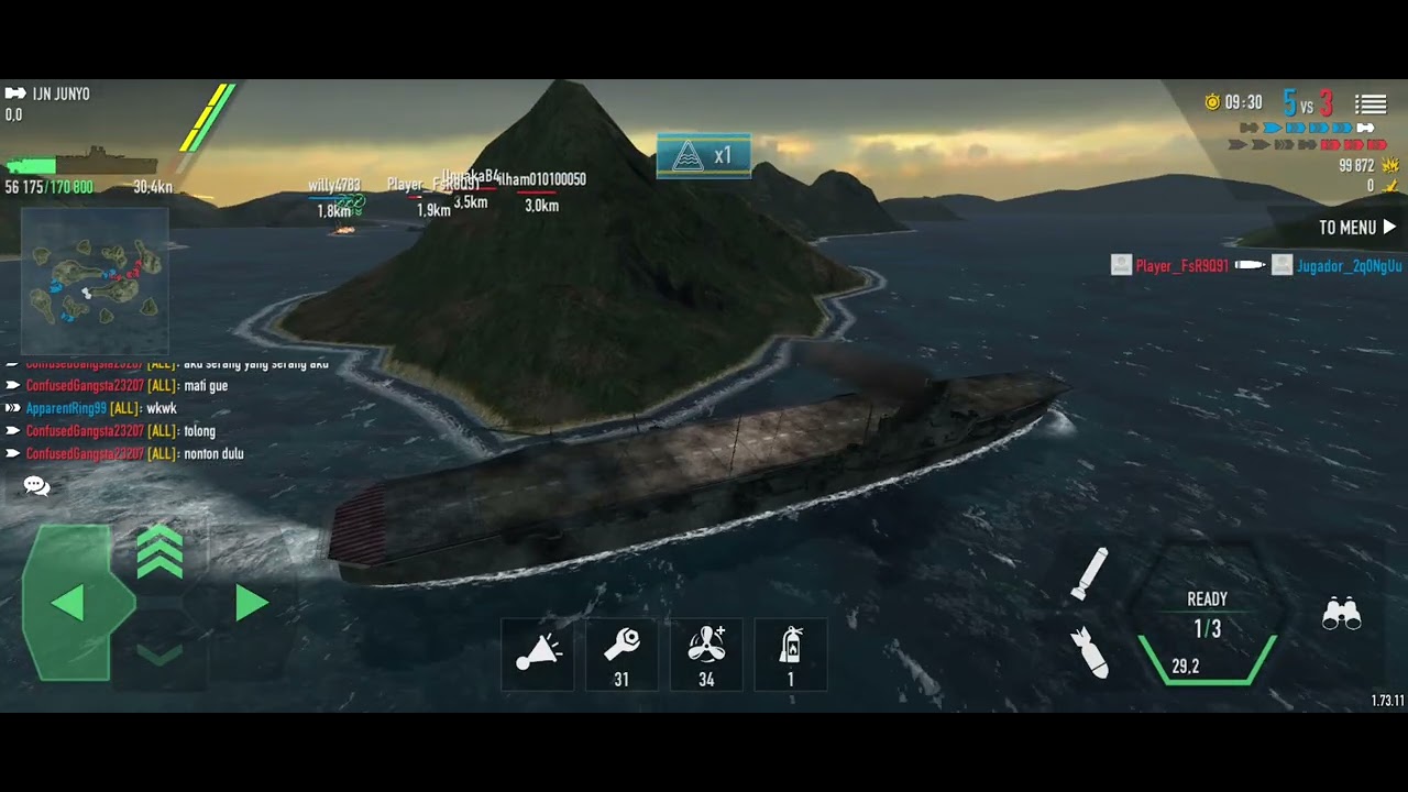 Battle of warships. My longest battle 