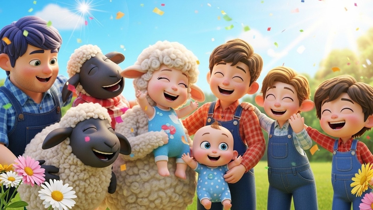 Baa Baa Black Sheep 🐑🎶 | Classic Nursery Rhyme Song for Toddlers and Kids Fun Learning