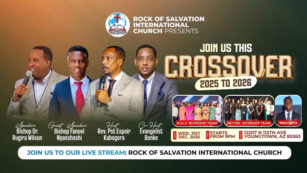 CROSSOVER NIGHT 2025 TO 2026 WITH BISHOP NYASHOSHI