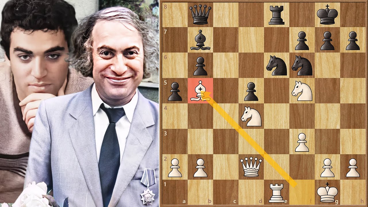 Level 20 Magician vs Level 46 Magician || Kasparov vs Tal || Niksic 1983