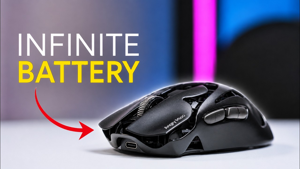 This Gaming Mouse NEVER Needs Charging?! - Angry Miao AM Infinity .97 Review