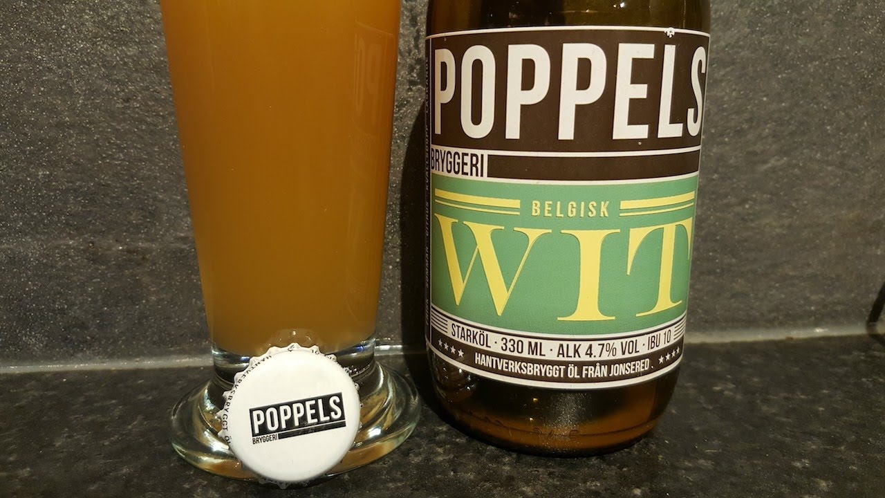 Poppels Belgisk Wit By Poppels Bryggeri | Swedish Craft Beer Review