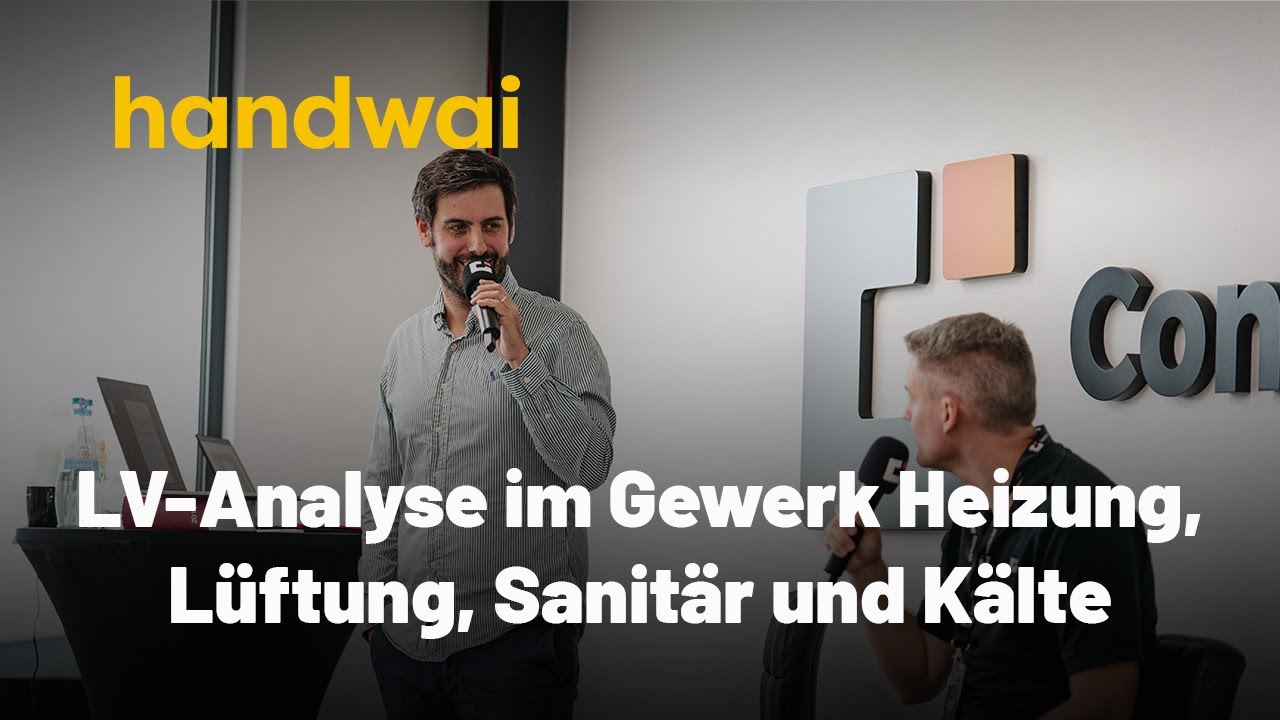 Wie und warum die LV-Analyse mit handwai.io im Gewerk Heizung, Lüftung, Sanitär und Kälte ergänzen?