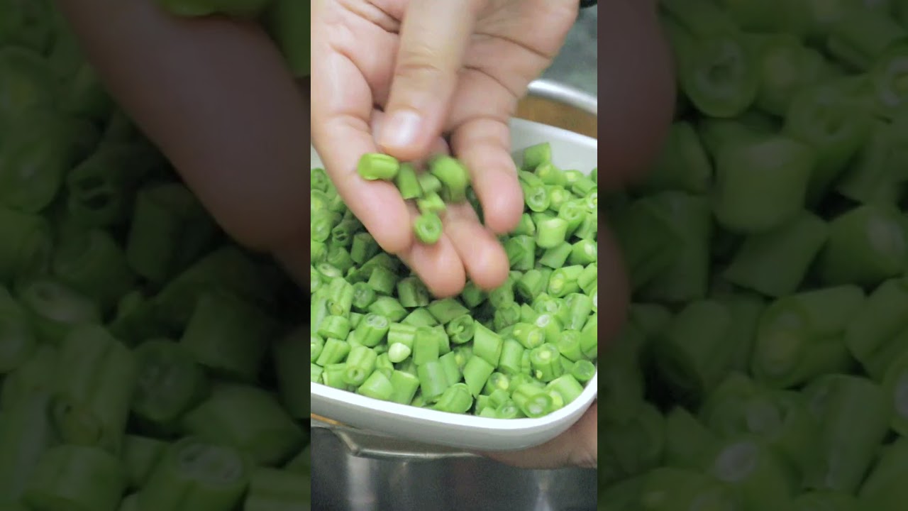 Farasbi chi Bhaji | Farasbichi Bhaji | फरसबी ची भाजी ❤😋😋👌 #shorts #youtubeshorts #viral #beansrecipe