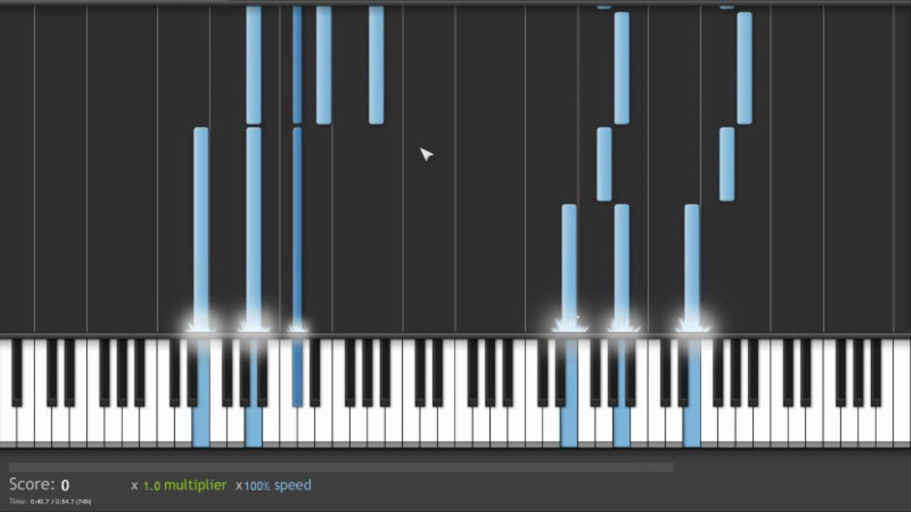 Starcraft piano tutorial - Third Protoss theme + Sheet