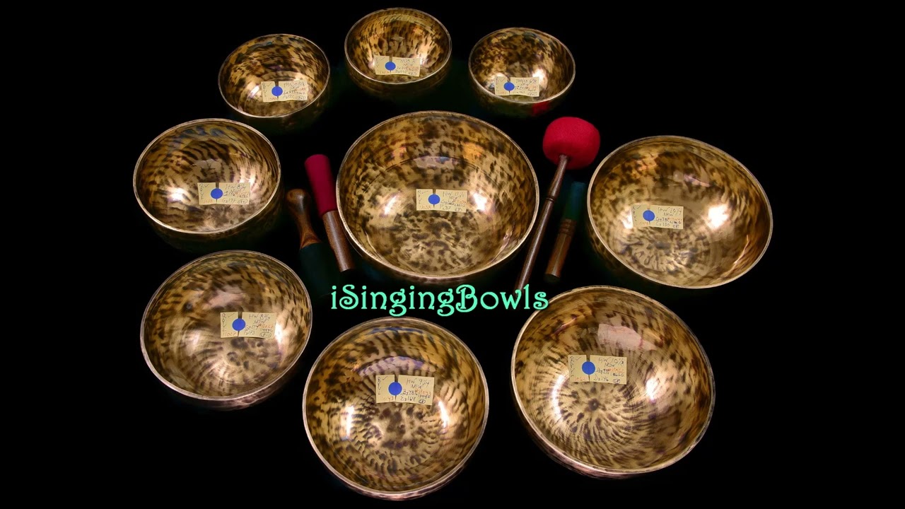 Tibetan Singing Bowl Set #242: Diatonic