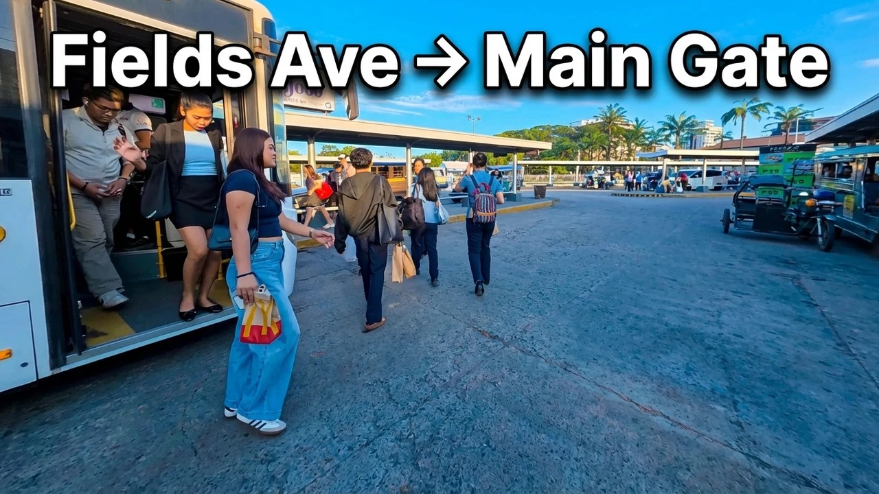 Tourist Street to Local Reality 🇵🇭 | Fields Ave → Main Gate